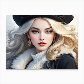 Beauty queen Canvas Print