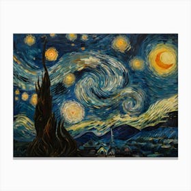 Starry Night 93 Canvas Print