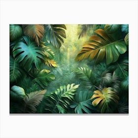 Jungle Background 3 Canvas Print