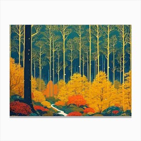 Autumn Forest 96 Canvas Print