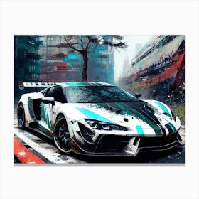 Street Racing Car 1 Canvas Print