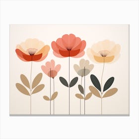 Minimalist Flowers 2 Canvas Print