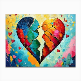 A Broken Heart 3. Canvas Print