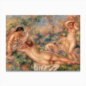 Bathers (1918), Pierre Auguste Renoir Canvas Print