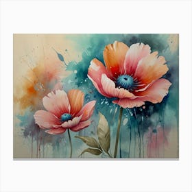 Poppies 10 Canvas Print