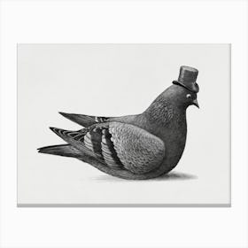 Dapper Pigeon Canvas Print