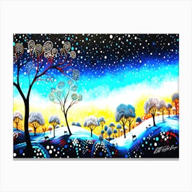 Winter Kingdom - Snowy Landscape Canvas Print