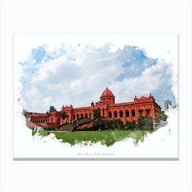 Ahsan Manzil, Dhaka, Bangladesh Canvas Print