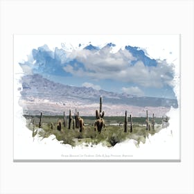 Parque Nacional Los Cardones, Salta & Jujuy Provinces, Argentina Canvas Print