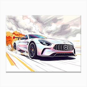 Mercedes Amg Canvas Print