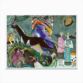 Wassily Kandinsky Russian Folk Art Canvas Print