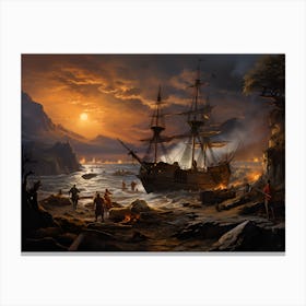 Pirates Of The Caribbean Canvas Print