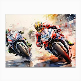 Motogp Canvas Print