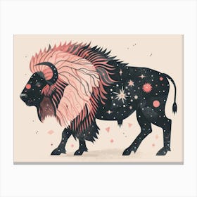 Bison Zodiac 1 Canvas Print