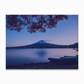 Mt Fuji At Dusk Canvas Print