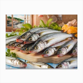 Sardines 13 Canvas Print