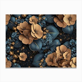 Floral Wallpaper 2 Canvas Print