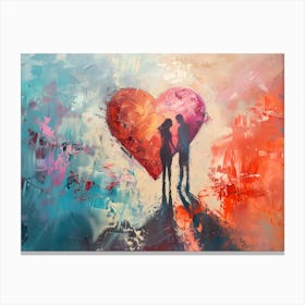 Love In The Heart Canvas Print