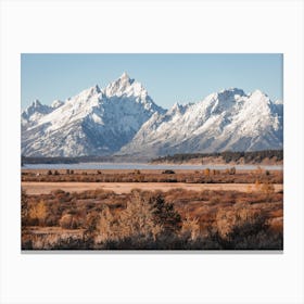 Wyoming Mountainscape Canvas Print