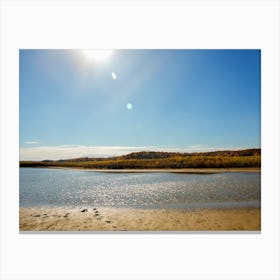 Beachy Fall Landscape Canvas Print