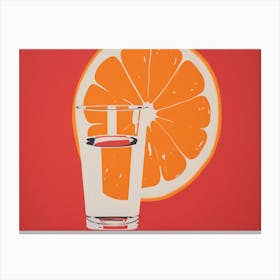 Glass Of Water Canvas Print