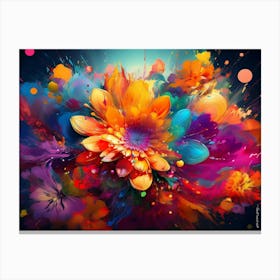 Mindblowing Flowers Canvas Print