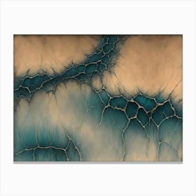 Blue Grunge Texture 4 Canvas Print