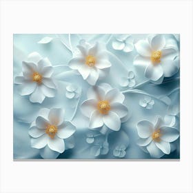 3d Artwork Flower 10 Canvas Print