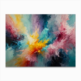 Explosion Of Colors Canvas Print