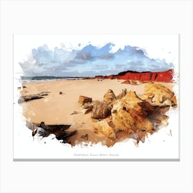 Reddell Beach, Broome, Western Australia Canvas Print