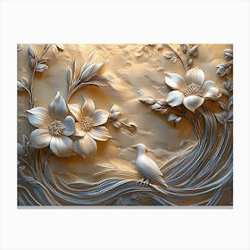 Beautiful 3d Relief 1 Canvas Print