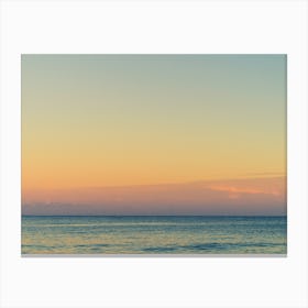 Ocean Sunset At The Beach Canvas Print