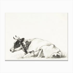 Lying Cow, Jean Bernard Canvas Print