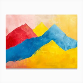 Abstract Of Mountains 1 Canvas Print