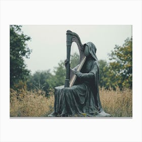 Harp in Wilderness Canvas Print