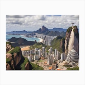 Rio De Janeiro landscape 2 Canvas Print