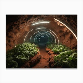 Tunnels In Space Canvas Print