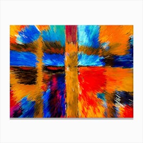 Acrylic Extruded Painting 438 Canvas Print
