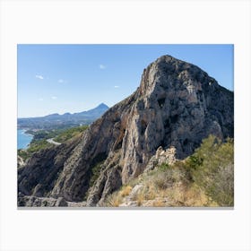 Coastal view at Mascarat Canyon Canvas Print