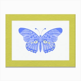 Blue Butterfly Canvas Print