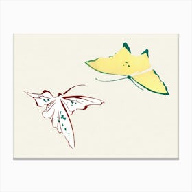 Abstract Butterfly, Kamisaka Sekka (3) Canvas Print