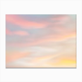 Sunset Background Canvas Print