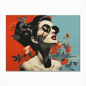 Eternal Eighties Radiant Woman Canvas Print