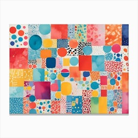 Polka Dots Canvas Print