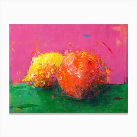 Lemon And Orange Canvas Print
