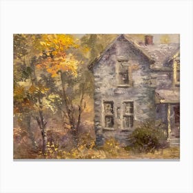 Old House In The Woods 2 Canvas Print