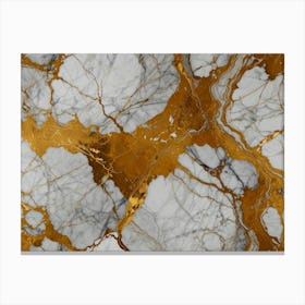 Gold Marble Texture 1 Canvas Print