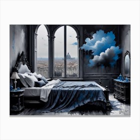 Cloudy Room Canvas Print