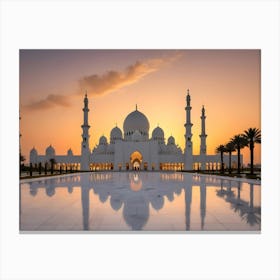 Sheikh Hussein Grand Mosque 1 Canvas Print