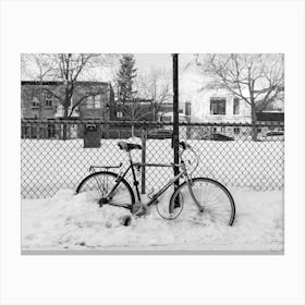 Montreal Bike Canvas Print